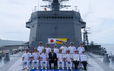 JS URAGA AND JS AWAJI OF THE JAPAN MARITIME SELF-DEFENCE FORCE IN BRUNEI DARUSSALAM FOR A GOODWILL VISIT