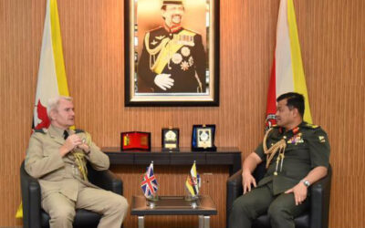 RBAF COMMANDER RECEIVED FAREWELL CALL FROM THE UNITED KINGDOM DEFENCE ADVISOR TO BRUNEI DARUSSALAM