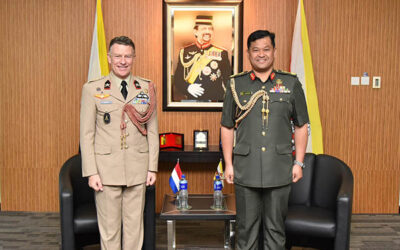 RBAF COMMANDER RECEIVES INTRODUCTORY CALL FROM NETHERLANDS DEFENCE ATTACHE TO BRUNEI DARUSSALAM
