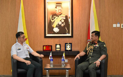 RBAF COMMANDER RECEIVES COURTESY CALL FROM DEFENCE ATTACHE REPUBLIC OF KOREA TO BRUNEI DARUSSALAM