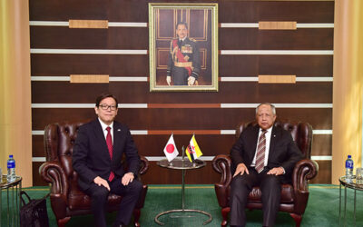 MINISTER AT THE PRIME MINISTER’S OFFICE AND MINISTER OF DEFENCE II RECEIVES COURTESY CALL FROM VICE-MINISTER OF DEFENSE FOR INTERNATIONAL AFFAIRS, MINISTRY OF DEFENSE, JAPAN