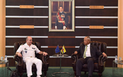THE MINISTER AT THE PRIME MINISTER’S OFFICE AND MINISTER OF DEFENCE II RECEIVES COURTESY CALL FROM EUROPEAN UNION MILITARY ADVISOR