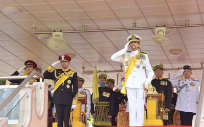 GRAND PARADE FOR HIS MAJESTY’S 77TH BIRTHDAY CELEBRATION