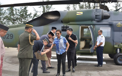 MINISTRY OF DEFENCE JOINED GET-TOGETHER WITH CITIZENS AND RESIDENTS OFTHE BELAIT DISTRICT IN CONJUNCTION WITH HIS MAJESTY’S 77TH BIRTHDAY CELEBRATION