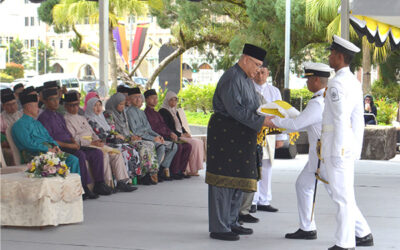 FLAG LOWERING CEREMONY TO CONCLUDE HIS MAJESTY’S 77TH BIRTHDAY CELEBRATIONS
