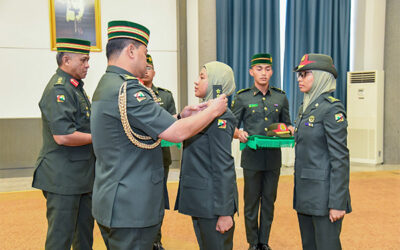 COMMISSIONING AND PROMOTION CEREMONY FOR OFFICER CADET WITH PROFESSIONALLY QUALIFIED OFFICERS (PQO) STATUS.