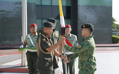 THE NATIONAL FLAG HANDING OVER CEREMONY OF ROYAL BRUNEI ARMED FORCES (RBAF) CONTINGENT FOR UNITED NATIONS INTERIM FORCES IN LEBANON (UNIFIL) PEACEKEEPING MISSION