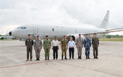HIS ROYAL HIGHNESS PRINCE HAJI AL-MUHTADEE BILLAH,THE CROWN PRINCE AND SENIOR MINISTER AT THE PRIME MINISTER’S OFFICE CONSENTED TO BOARD THE ROYAL AUSTRALIAN AIR FORCE P-8A AIRCRAFT FLIGHT