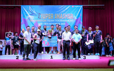 THE MINISTRY OF DEFENCE PARTICIPATES IN SUPER SMASHER LEAGUE BADMINTON TOURNAMENT 2023