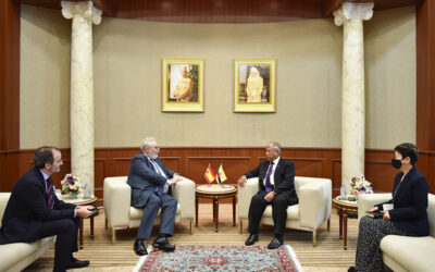 MINISTER AT THE PRIME MINISTER’S OFFICE AND MINISTER OF DEFENCE II RECEIVES A COURTESY CALL FROM THE NON-RESIDENT AMBASSADOR OF SPAIN TO BRUNEI DARUSSALAM
