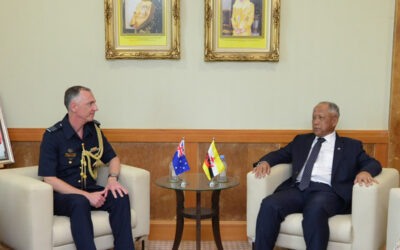 MINISTER AT THE PRIME MINISTER’S OFFICE AND MINISTER OF DEFENCE II RECEIVES FAREWELL CALL FROM OUTGOING AUSTRALIAN DEFENCE ADVISER TO BRUNEI DARUSSALAM
