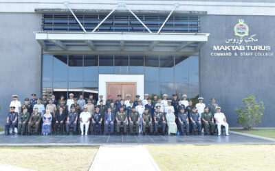 THE OPENING CEREMONY OF 14TH COMMAND AND STAFF COURSE