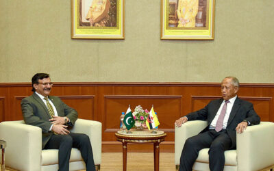 MINISTER AT THE PRIME MINISTER’S OFFICE AND MINISTER OF DEFENCE II RECEIVES COURTESY CALL FROM THE HIGH COMMISIONER OF THE ISLAMIC REPUBLIC OF PAKISTAN TO BRUNEI DARUSSALAM