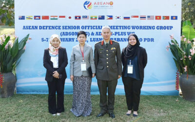 ASEAN DEFENCE SENIOR OFFICIALS’ MEETING WORKING GROUP (ADSOM WG) AND ADSOM-PLUS WG CONVENE IN LAO PEOPLE’S DEMOCRATIC REPUBLIC