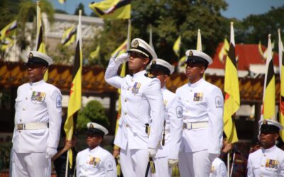 FLAG LOWERING CEREMONY IN CONJUNCTION WITH BRUNEI DARUSSALAM’S 40th NATIONAL DAY