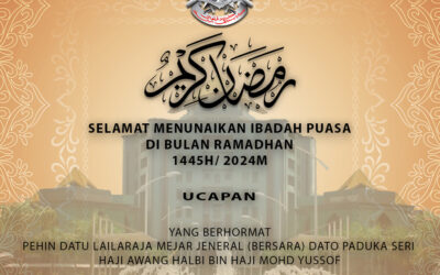 UCAPAN YANG BERHORMAT MENTERI DI JABATAN PERDANA MENTERI DAN MENTERI PERTAHANAN II SEMPENA MENYAMBUT BULAN RAMADHAN TAHUN 1445H/2024M