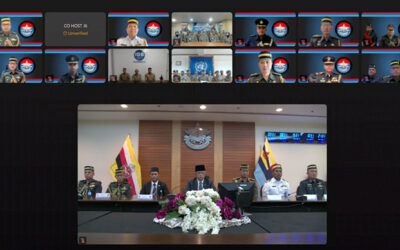 MINISTER AT THE PRIME MINISTER’S OFFICE AND MINISTER OF DEFENCE II EXTENDS HARI RAYA AIDILFITRI GREETINGS VIRTUALLY TO OVERSEAS ROYAL BRUNEI ARMED FORCES PERSONNEL