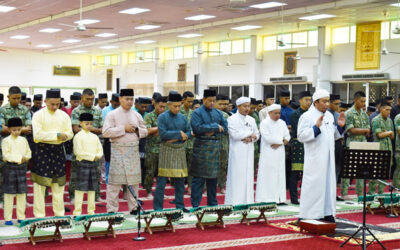 MINISTRY OF DEFENCE HOLD SUNAT HARI RAYA AIDILFITRI PRAYER 1445H/2024M