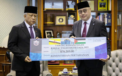 MINISTRY OF DEFENCE CONTRIBUTES DONATION TO THE HUMANITARIAN FUND FOR PALESTINE