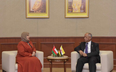 MINISTER AT THE PRIME MINISTER’S OFFICE AND MINISTER OF DEFENCE II RECEIVES COURTESY CALL FROM THE AMBASSADOR EXTRAORDINARY AND PLENIPOTENTIARY OF THE SULTANATE OF OMAN TO BRUNEI DARUSSALAM