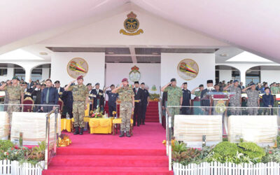 HIS MAJESTY THE SULTAN AND YANG DI-PERTUAN OF NEGARA BRUNEI DARUSSALAM ATTENDS THE 63rd RBAF ANNIVERSARY CELEBRATION GRAND PARADE