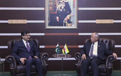 MINISTER AT THE PRIME MINISTER’S OFFICE AND MINISTER OF DEFENCE II RECEIVES COURTESY CALL FROM HIS EXCELLENCY HIGH COMMISSIONER OF THE ISLAMIC REPUBLIC OF PAKISTAN TO BRUNEI DARUSSALAM