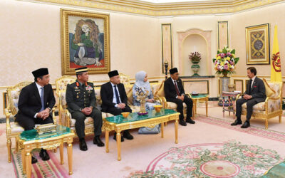 HIS MAJESTY THE SULTAN AND YANG DI-PERTUAN OF BRUNEI DARUSSALAM RECEIVES IN AUDIENCE MINISTER OF DEFENCE MALAYSIA