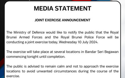 MEDIA STATEMENT : JOINT EXERCISE ANNOUNCEMENT