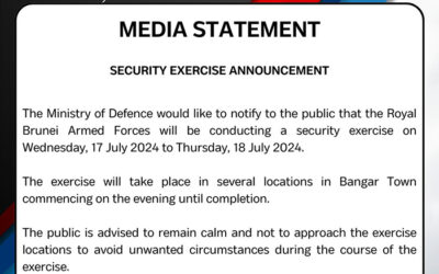 MEDIA STATEMENT : SECURITY EXERCISE ANNOUNCEMENT