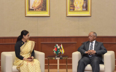 MINISTER AT THE PRIME MINISTER’S OFFICE AND MINISTER OF DEFENCE II RECEIVES FAREWELL CALL FROM THE HIGH COMMISSIONER OF THE PEOPLE’S REPUBLIC OF BANGLADESH