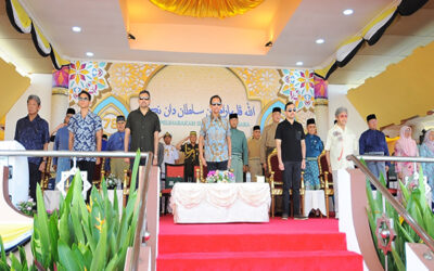 MINISTRY OF DEFENCE JOINED GET-TOGETHER WITH CITIZENS AND RESIDENTS OFTHE BELAIT DISTRICT IN CONJUNCTION WITH HIS MAJESTY’S 78TH BIRTHDAY CELEBRATION