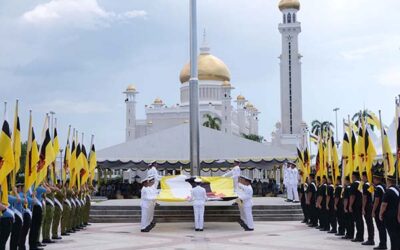 FLAG LOWERING CEREMONY IN CONJUNCTION WITH HIS MAJESTY’S 78TH BIRTHDAY CELEBRATION