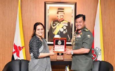 RBAF COMMANDER RECEIVES FAREWELL CALL FROM THE HIGH COMMISSIONER OF THE PEOPLE’S REPUBLIC OF BANGLADESH TO BRUNEI DARUSSALAM