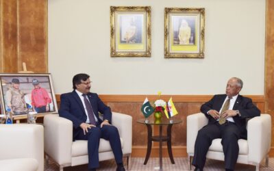 MINISTER AT THE PRIME MINISTER’S OFFICE AND MINISTER OF DEFENCE II RECEIVES FAREWELL CALL FROM HIS EXCELLENCY HIGH COMMISSIONER OF THE ISLAMIC REPUBLIC OF PAKISTAN TO BRUNEI DARUSSALAM
