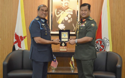 RBAF COMMANDER RECEIVES COURTESY CALL FROM CHIEF OF AIR FORCE, ROYAL MALAYSIAN AIR FORCE