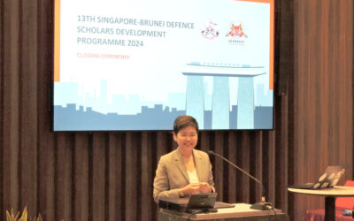 CLOSING CEREMONY OF THE 13TH BRUNEI – SINGAPORE DEFENCE SCHOLARS DEVELOPMENT PROGRAMME (SINGAPORE PHASE)