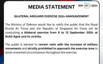 MEDIA STATEMENT : BILATERAL AIRGUARD EXERCISE 2024 ANNOUNCEMENT