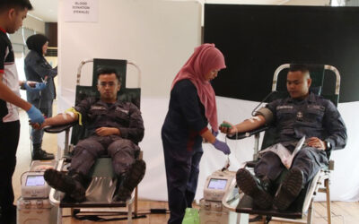 BLOOD DONATION CAMPAIGN AT MUARA NAVAL BASE IN CONJUNCTION WITH ROYAL BRUNEI ARMED FORCES 63RD ANNIVERSARY