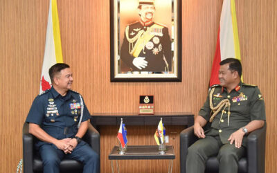 RBAF COMMANDER RECEIVES COURTESY CALL FROM DEFENCE AND ARMED FORCES ATTACHÉ OF THE REPUBLIC OF THE PHILIPPINES TO NEGARA BRUNEI DARUSSALAM