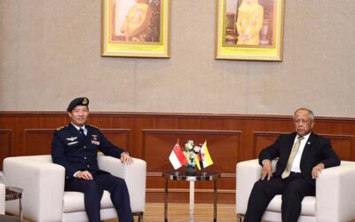 MINISTER AT THE PRIME MINISTER’S OFFICE AND MINISTER OF DEFENCE II RECEIVES COURTESY CALL FROM MAJOR-GENERAL KELVIN FAN, CHIEF OF AIR FORCE, REPUBLIC OF SINGAPORE AIR FORCE
