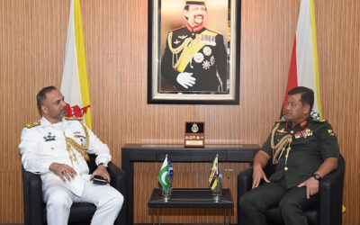 RBAF COMMANDER RECEIVES INTRODUCTORY CALL FROM NON-RESIDENT DEFENCE ATTACHÉ OF THE ISLAMIC REPUBLIC OF PAKISTAN ACCREDITED TO BRUNEI DARUSSALAM