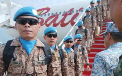 THE THIRD RETURNING FLIGHT  OF THE MALAYSIAN BATTALION CONTINGENT (MALBATT) 850-11 FOR THE PEACEKEEPING MISSION OF THE UNITED NATIONS INTERIM FORCE IN LEBANON (UNIFIL) SAFELY ARRIVED AT SUBANG AIRBASE, MALAYSIA