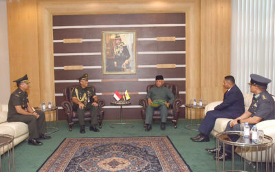 MINISTER AT THE PRIME MINISTER’S OFFICE AND MINISTER OF DEFENCE II RECEIVES JOINT CALLS FROM BOTH OUTGOING AND INCOMING DEFENCE ATTACHÉS OF THE REPUBLIC OF INDONESIA TO BRUNEI DARUSSALAM