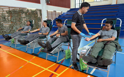 BLOOD DONATION CAMPAIGN AT RIMBA AIR FORCE BASE IN CONJUNCTION WITH ROYAL BRUNEI ARMED FORCES 63RD ANNIVERSARY
