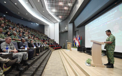 COMMANDER ROYAL BRUNEI ARMED FORCES OFFICIATED THE REGIONAL JUNGLE WARFARE SYMPOSIUM 2024