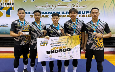 ROYAL BRUNEI ARMED FORCES SPORT COUNCIL SEPAK TAKRAW TEAM IS THE CHAMPION AT THE 2ND TAIB SUPER LEAGUE CHAMPIONSHIP (LST 2024)