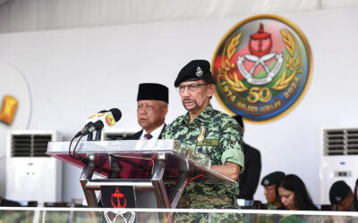 HIS MAJESTY THE SULTAN AND YANG DI-PERTUAN OF NEGARA BRUNEI DARUSSALAM ATTENDS THE GURKHA RESERVE UNIT GOLDEN JUBILEE CELEBRATION