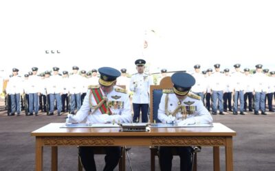 CHANGE OF COMMAND CEREMONY FOR THE COMMANDER OF THE ROYAL BRUNEI AIR FORCE