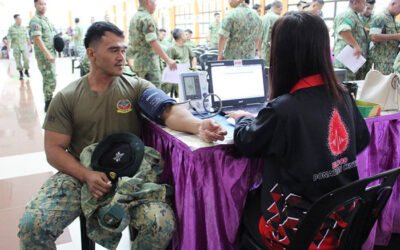 BLOOD DONATION CAMPAIGN AT BERAKAS GARRISON  IN CONJUNCTION WITH THE ROYAL BRUNEI ARMED FORCES 63RD ANNIVERSARY