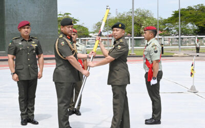 FLAG HANDOVER CEREMONY TO DEPARTING MEMBERS OF THE INDEPENDENT DECOMMISSIONING BODY VERIFICATION, MONITORING AND ASSISTANCE TEAM 7/2025 (IDB VMAT 7/2025) IN MINDANAO, REPUBLIC OF THE PHILIPPINES
